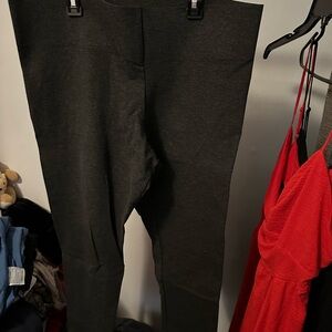 Dark Gray Ponte Pants